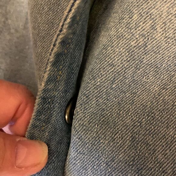 Emory Park size medium VINTAGE oversized denim jacket with front snap closure - Picture 14 of 15